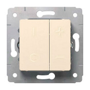 Світлорегулятор 500 Вт, Legrand Cariva, 773715, слонова кістка