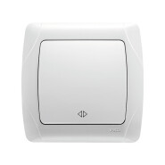 Выключатель 1 кл. перекрестный VIKO CARMEN КР1031, 90561031, белый               