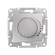 Світлорегулятор індуктивний, поворотно-натискний Schneider Electric Sedna, алюміній, SDN2200560