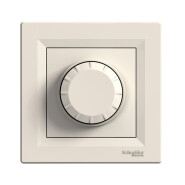 Світлорегулятор поворотний Schneider Electric ASFORA, крем, ЕРН6400123