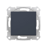 Выключатель одноклавишный Schneider Electric Sedna, графит, SDN0100170