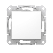 Переключатель одноклавишный, перекрестный, Schneider Electric Sedna, белый, SDN0500121