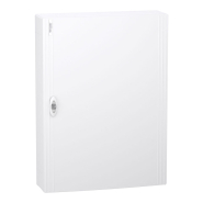 Щит накладний пластиковий SCHNEIDER PrismaSeT XS LVSXQ424, 96 модулів, IP40, білі двері, 4ряди/24М