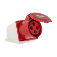 Гнездо стационарное АСКО-УКРЕМ, ECO016010023, ГС 32А/4 3P+PE (ECO-124)