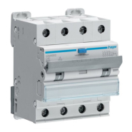 Дифавтомат HAGER ADM490C, 4P, C, 40А, 30мА, 6kA