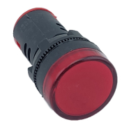 Лампа сигнальна TechnoSystems AD22DS d22mm 24В AC/DC, червоний, TNSy5500238