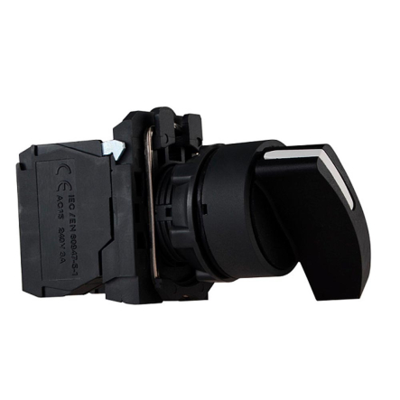 Кнопка поворотная 3-х позиционная, удлиненная ручка, TB5-AJ33, АСКО-УКРЕМ, A0140010161