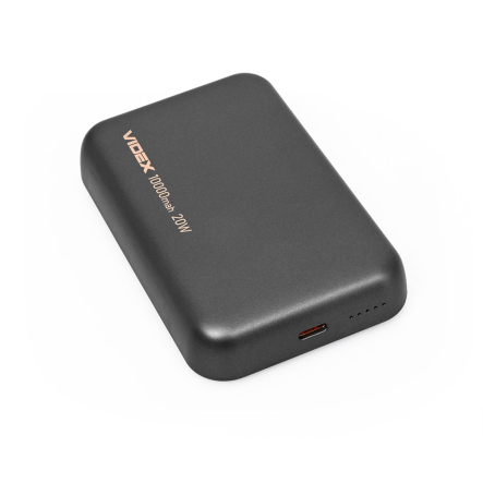 Повербанк (УМБ) 10000mAh VIDEX VPB-W102, PD20W, Grey