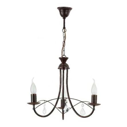 Люстра ALFA 15213 ANGELIKA 3xE14х40W, D 43 см, H 65 см - 1