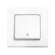 Кнопка дзвінка VIKO LINNERA, 90400006, біла