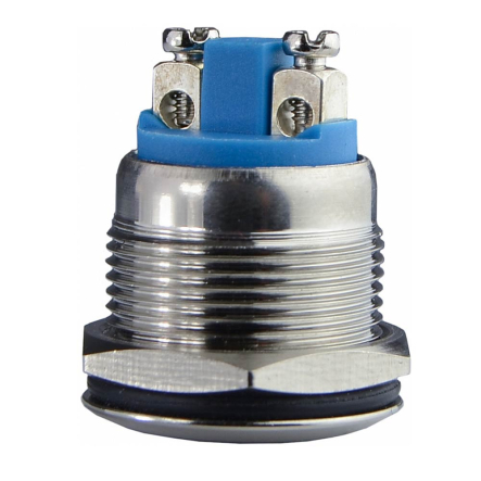 TY 19-211A Scr Кнопка металлическая, АСКО-УКРЕМ, A0140010104, плоская 19мм 1NO, винтовое соединение