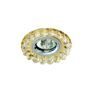 Светильник точечный Feron CD2520, MR16, GU5.3, 50W, желтый/хром