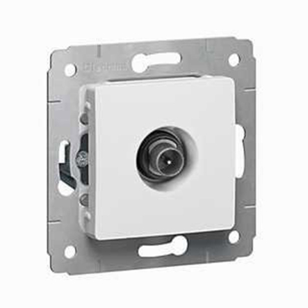 Розетка ТВ концевая, Legrand Cariva, 773679, белая - 1