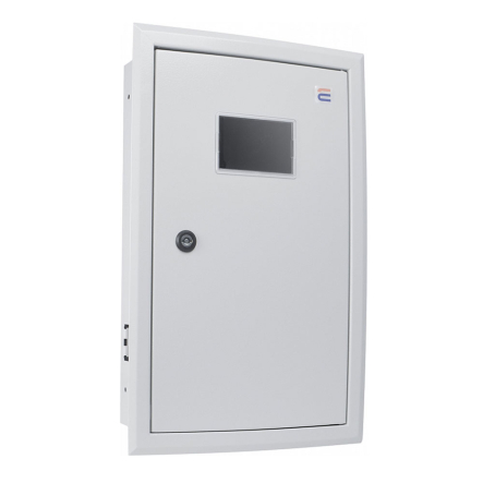 Щит обліку металевий АСКО-Укрем, 555x345x122, IP31, вбудований, серія UBox, A0260030002 - 1