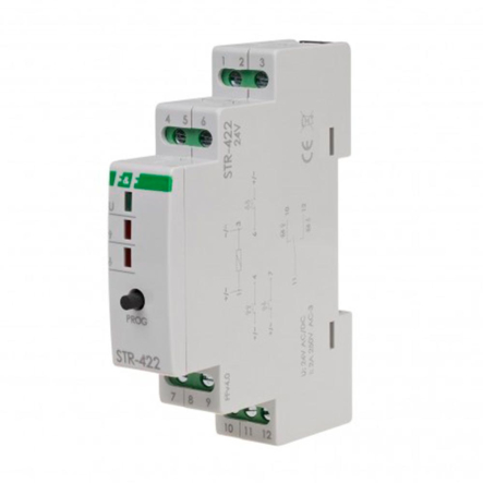 Реле управления ролекассетами F&F STR-422, 230V AC, однокнопочное - 2