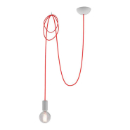 Подвес Nowodvorski 6937, Spider red white 1*E27, 60W