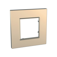 Рамка 1-местная, медь, Schneider Electric Uniсa QUADRO, MGU6.702.56