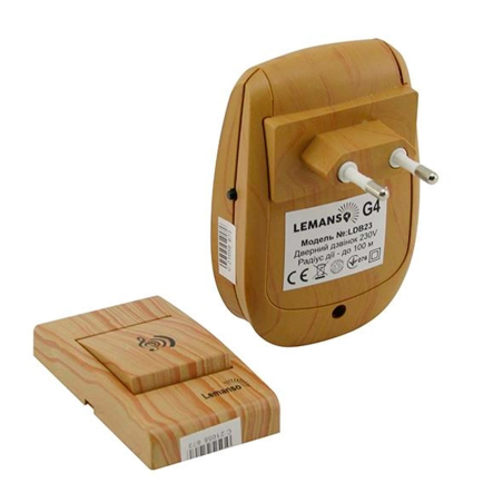 Звонок Lemanso 230V LDB23 ольха