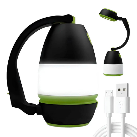 Фонарь-трансформер, аккумуляторный, 3 в 1, з USB, функция павербанка - 1