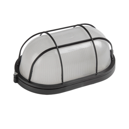 Светильник IEK НПП 1202, 100W, черный/овал, металл, с решеткой, IP54, LNPP0-1202-1-100-K02 - 1