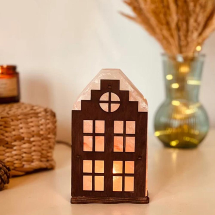 Соляний світильник «Будинок № 2» 1кг - 1