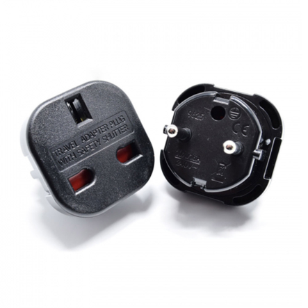 Переходник на евророзетку Voltronic YT-9625B Black, 110-250V, 10-16A, 1800W - 1
