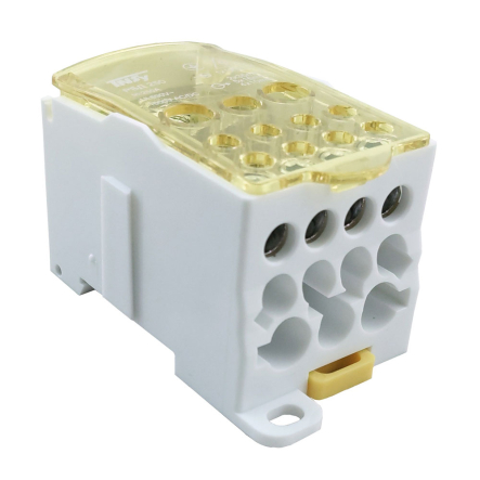 Распределительный блок TNSY РБД-250А, DIN, желтый, TNSy5504704