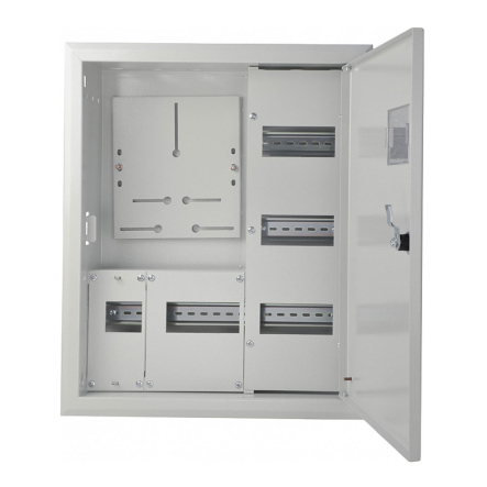 Щит учёта металлический АСКО-Укрем, 555x345x122, IP31, встроенный, серия UBox, A0260030003