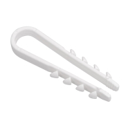 Дюбель хомут IEK UHH35-5-10-100, 5-10мм, нейлон, белый, петля монтажная, упак.- 100 шт.