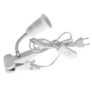 Удлинитель патрона Е27 c прищепкой длинна 10см Lemanso / LMA254-10