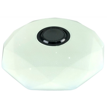 Светильник светодиодный LUXEL, с пультом управления, bluetooth, 3000/4000/6000К, IP20, 48W, 410Х95 мм, CLNR-48