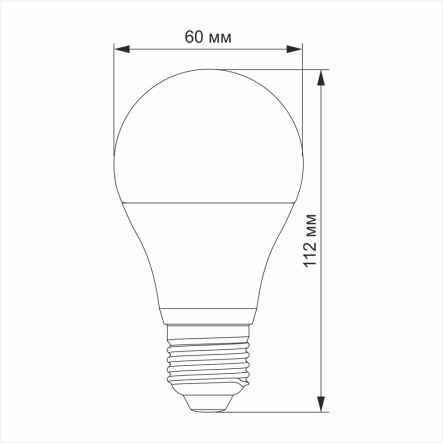 Лампа LED VIDEX смарт 12W RGB CW E27 220V A60