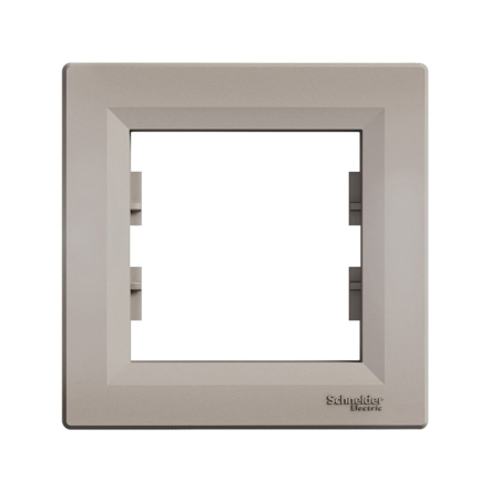 Рамка 1-постова Schneider Electric ASFORA, бронза, ЕРН5800169 - 1