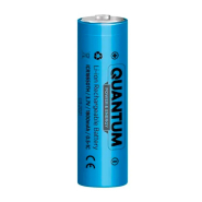 Акумулятор літій-іонний Quantum Li-ion ICR18650, 1800mAh, 0.5-1С з клемним виступом, 1шт/уп.