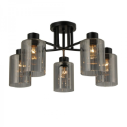 Світильник Ardero BL1350-1ARD OSTIN, під лампу E27х5, ⌀510х245мм, чорний