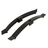 Кабельний затиск під дюбель (саморіз) РA 242мм, чорний (10шт) на 16 проводів