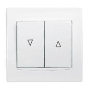 Выключатель 2кл для жалюзи белый 10А Schneider Electric Anya  (3108-007-0002М) – Товар в распродаже! Витринный екземпляр!