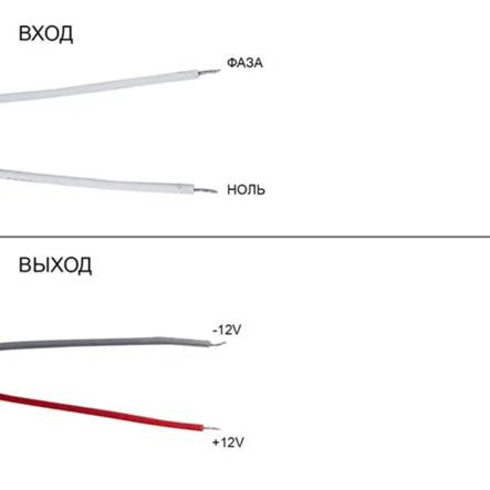 Блок питания BIOM LTR-24, DC12, 24W, 2А, stick