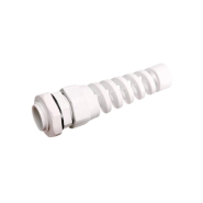 Сальник TechnoSystems PG 9 d4-8мм, IP68, білий, со спиралью, TNSy5501095