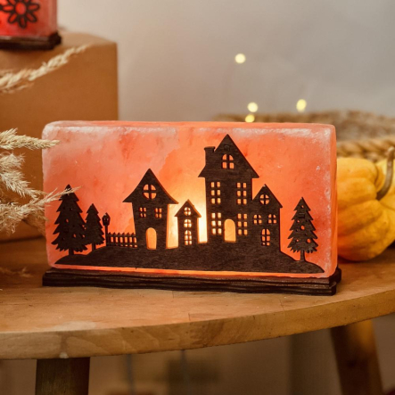 Соляной светильник «Домики» 2кг
