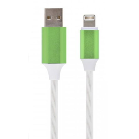 Кабель Cablexpert CC-USB-8PLED-1M, USB 2.0 А-тато/Lightning, 1.0 м - 2