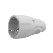 Гнездо усиленное NEOMAX NX1008, 2P+PE, 220В, 16А, IP20, белое