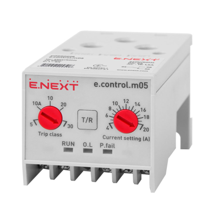 Реле защиты двигателя E.NEXT e.control.m05, 4-20А, p0690019 - 1
