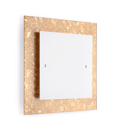 Світильник настінно-стельовий ДеКоРа, Мрія, Е27, 2х60W, 400х400 мм, золото, 46913 - 1