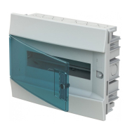 Щит распределительный ABB MISTRAL, 1SLM004100A1203, 12 модулей встраиваемый IP41, (прозрачная дверца)