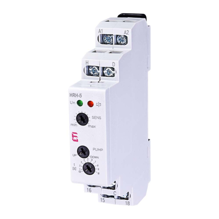 Реле контроля уровня жидкости ETI HRH-5 UNI 24..240V AC/DC (1x16A_AC1), 2471715 - 1