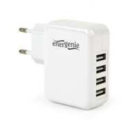 Зарядное устройство Energenie EG-U4AC-02, 4 USB, 3.1 A
