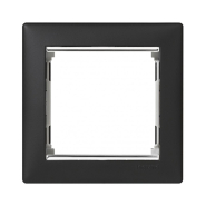 Рамка 1 пост LEGRAND Valena, 770391, ноктюрн/срібний штрих