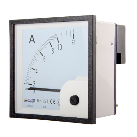 Амперметр прям. вкл. АСКО-УКРЕМ 10А АС 96х96 (A-96-6), A0190010090