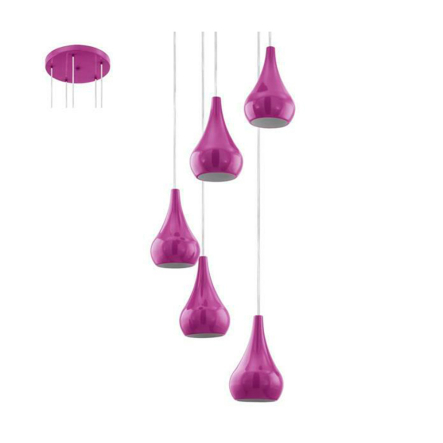 Підвіс EGLO 92946 NIBBSA, 5x40W, Е14 - 1